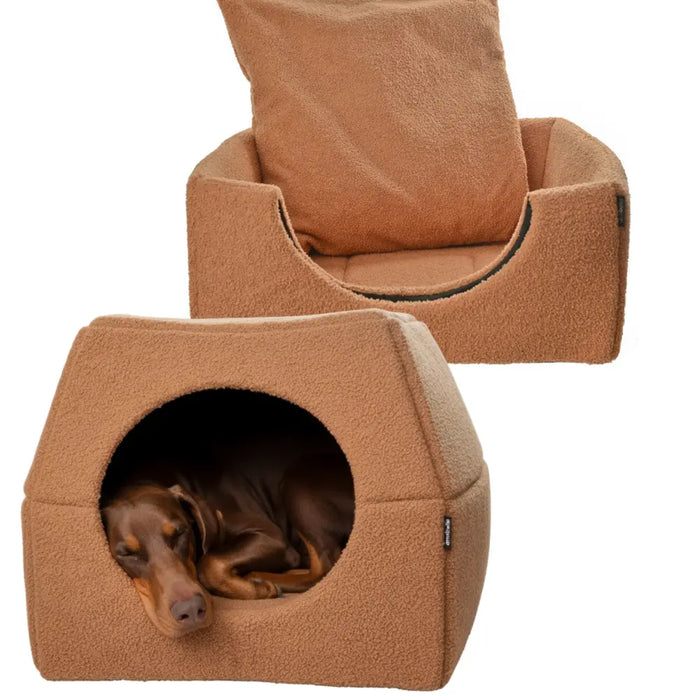 Bouclé Hondengrot – 2-in-1 Hondenmand