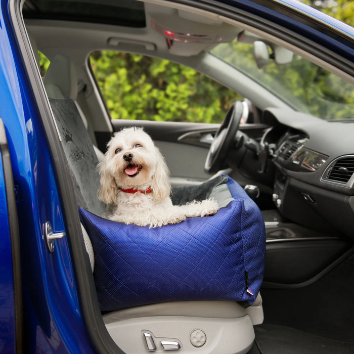 BELLA - Autostoel voor hond - Verhoogd