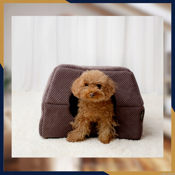 2-in-1 Hundebett mit Dach