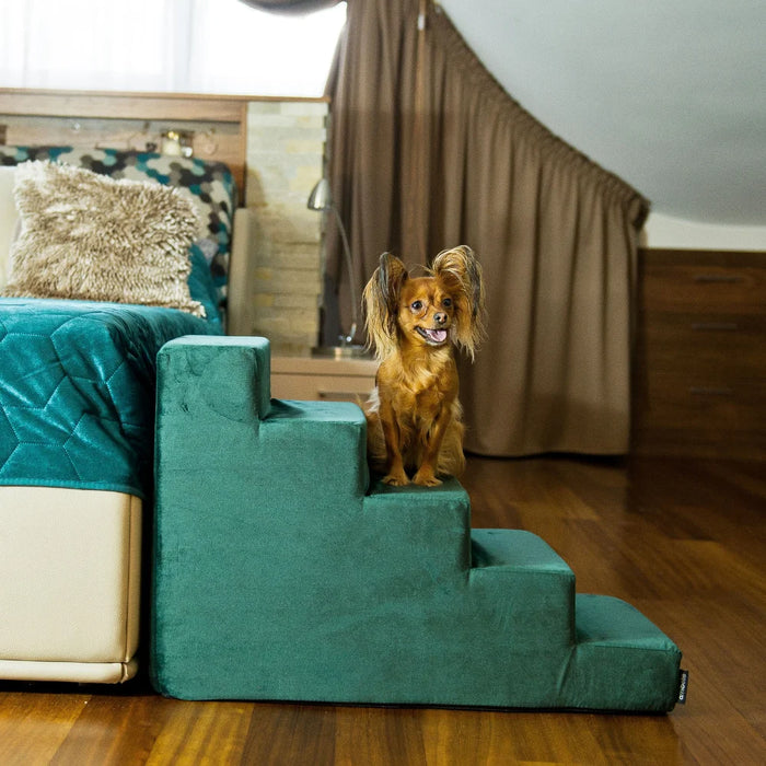 Dog stairs Atlanta - Green - 30/40cm