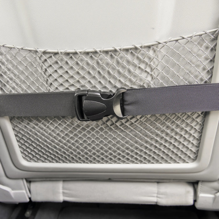 Metallic Silver - Dog car seat