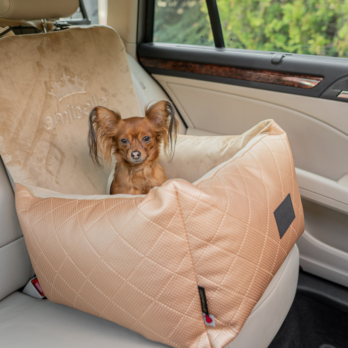 Bella Gold - Dog car seat