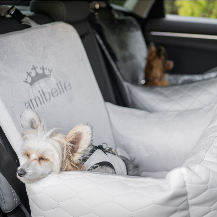 Bella White - Dog car seat
